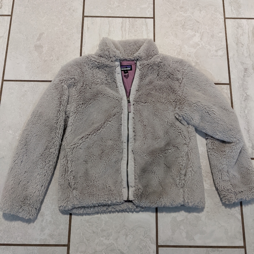 Girls' Lunar Frost Jacket / Kids Faux Fur Jacket XXL